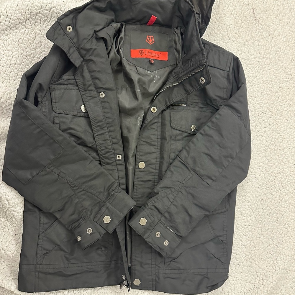 Boy’s Black Light Utility Jacket